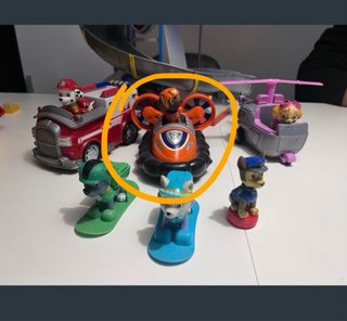 Vehícu y muñeco  Paw patrol Patrulla canina