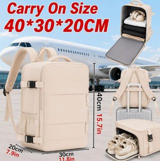 Mochila Beige 40x30x20cm