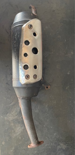Tubo de escape moto