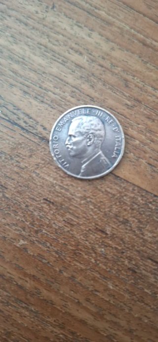 Moneda antigua Italia 1921