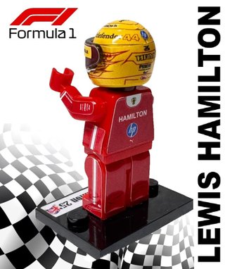 Figura Lego Lewis Hamilton F1
