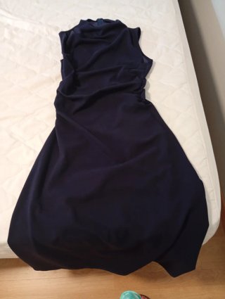 Vestido azul largo