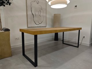 Mesa Ikea Tarsele Madera y Metal moderna