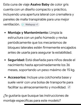 Cuna de viaje Asalvo Baby gris