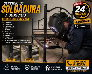 Soldador carpintero metálico en Madrid
