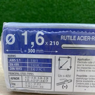 Electrodos Rutilo Acero GYS Ø 1,6x210mm