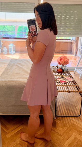 Vestido Zara rosa