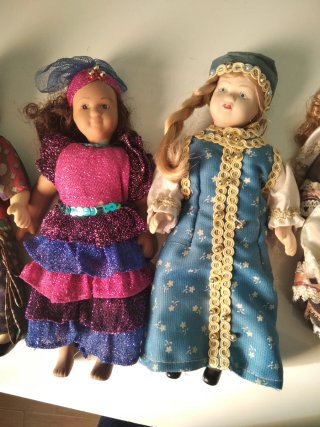 Muñecas de porcelana de colección