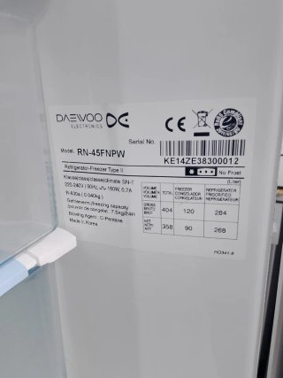 Nevera Daewoo Blanca