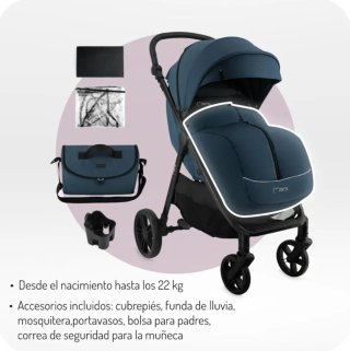 MoMi CLARA Silla de paseo hasta 25 kg