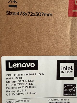 Portátil NUEVO Lenovo IdeaPad Slim 3 16GB 512GB