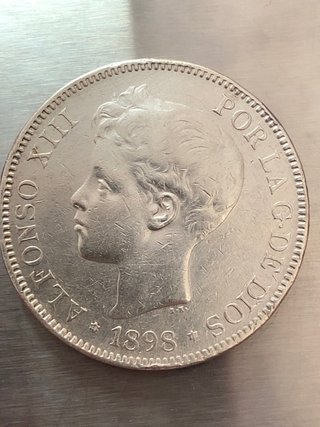 Moneda Alfonso XIII 1898