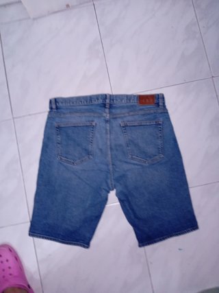Pantalones cortos H&M azules hombre talla L