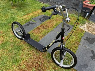 Patinete HOMCOM Scooter Negro