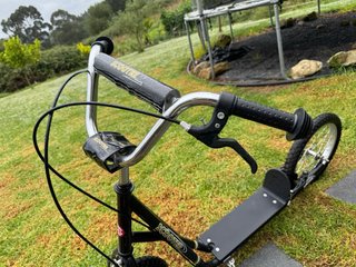 Patinete HOMCOM Scooter Negro