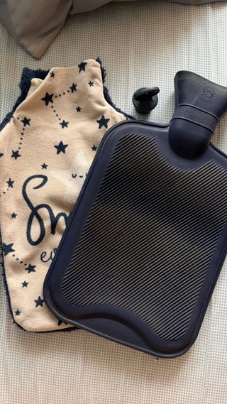 Bolsa de agua caliente con estrellas