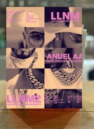 Poster Anuel AA LLNM Real Hasta La Muerte