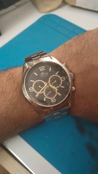 Lotus Cronógrafo Negro Hombre