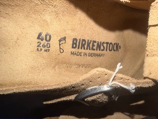 Sabot Birkenstock Boston Pelle Beige 40