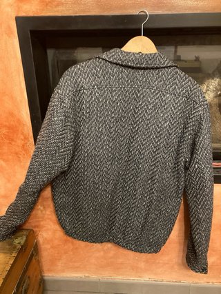 Bomber Vintage Lana Milán Barcelona Gris azulado