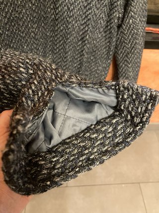 Bomber Vintage Lana Milán Barcelona Gris azulado