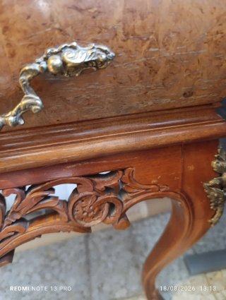Mueble Bar Vintage Madera y Mármol