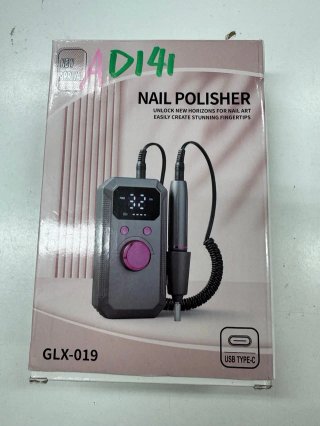Pulidora Eléctrica Uñas Rosa + Accesorios