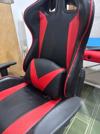 Silla Gaming Negra y Roja