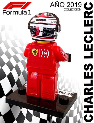 Figura Lego Charles Leclerc 2019 Colección