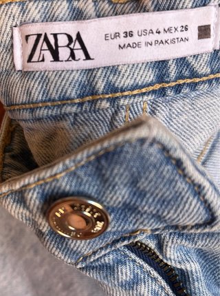 Vaqueros Zara Talla 36 Mujer