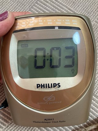Radio despertador Philips AJ3017