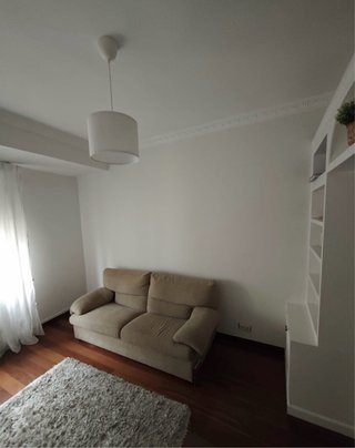 Sofá cama 2 plazas tela beige oscuro