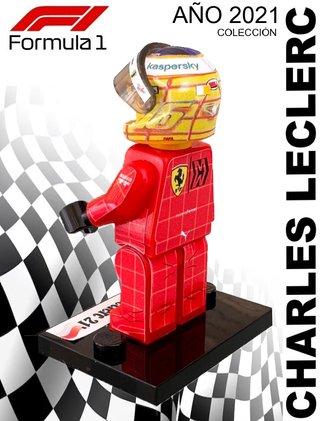 Figura Lego Charles Leclerc F1 2021