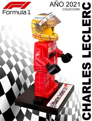 Figura Lego Charles Leclerc F1 2021