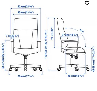 silla escritorio IKEA MILLBERGET