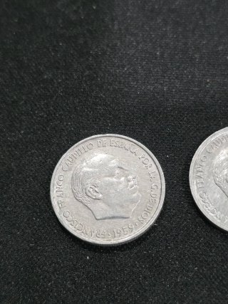 Más de 100 monedas 10 céntimos 1959