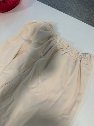 Completo pantalone e gilet beige