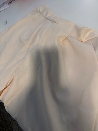 Completo pantalone e gilet beige
