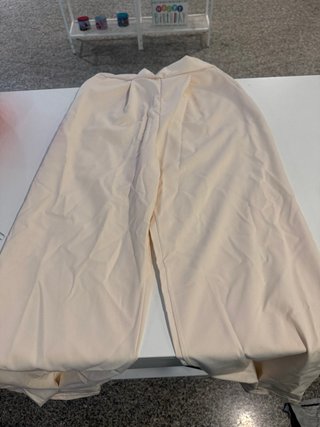 Completo pantalone e gilet beige