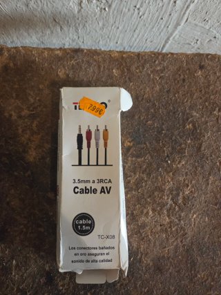 Cable 3.5mm a 3 RCA 1.5m