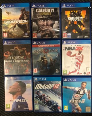 9 Juegos PS4 (PlayStation 4) - Varios Géneros