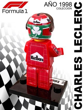 Figura Lego Charles Leclerc 1998