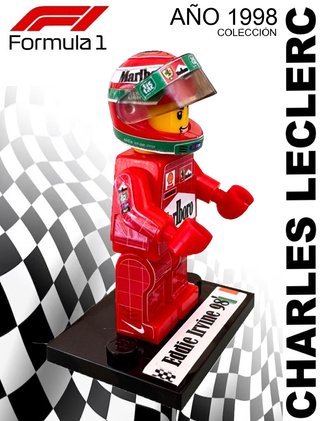 Figura Lego Charles Leclerc 1998