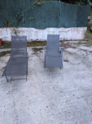 2 Hamacas de terraza plegables