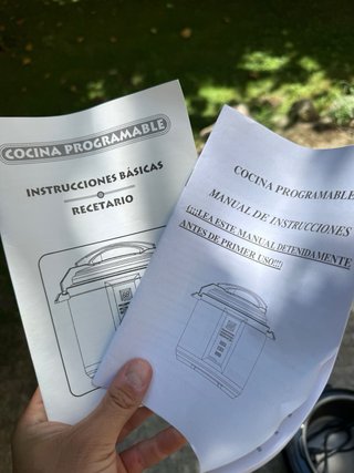 Olla Programable Cocina 6L con Manual