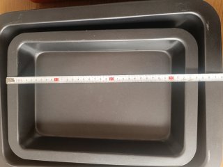 Lote 3 Fuentes Horno Repostería Asar