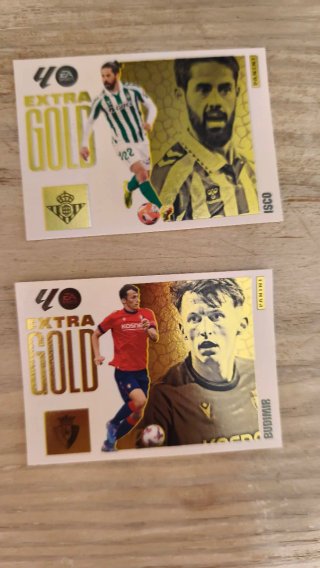 Lote 10 cromos Extra Gold 25/26