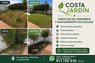 Jardinero en Chiclana | Mantenimiento de Jardines