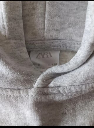 Sudadera Zara Gris Talla 8
