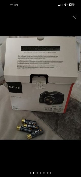 Cámara Sony Digital Negra